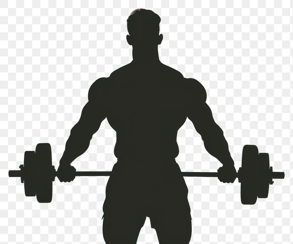 PNG Silhouette man icon vector exercise clothing fitness 