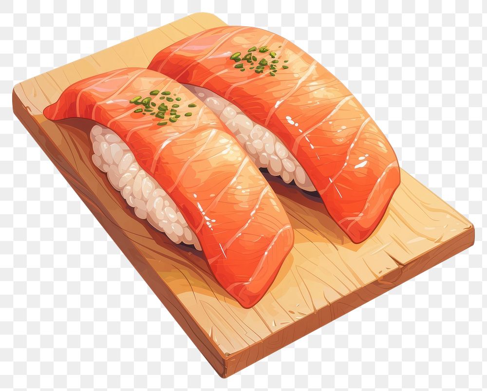 PNG Isolate sushi food produce jacuzzi.
