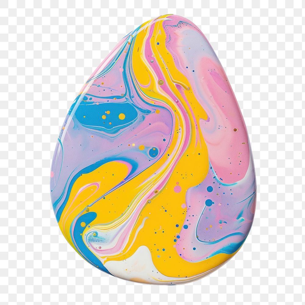 PNG Acrylic pouring easter accessories accessory gemstone.