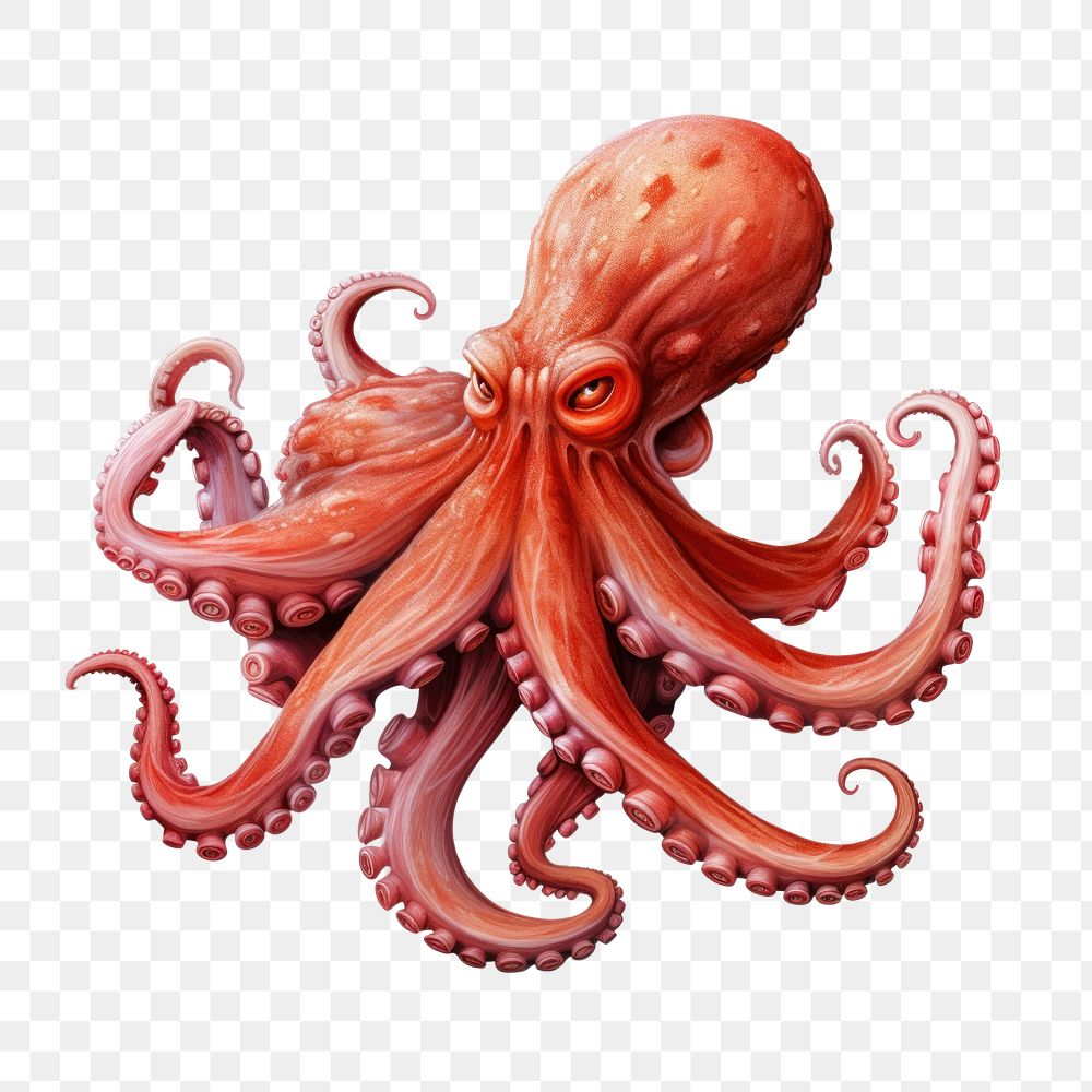 PNG Octopus octopus invertebrate dessert