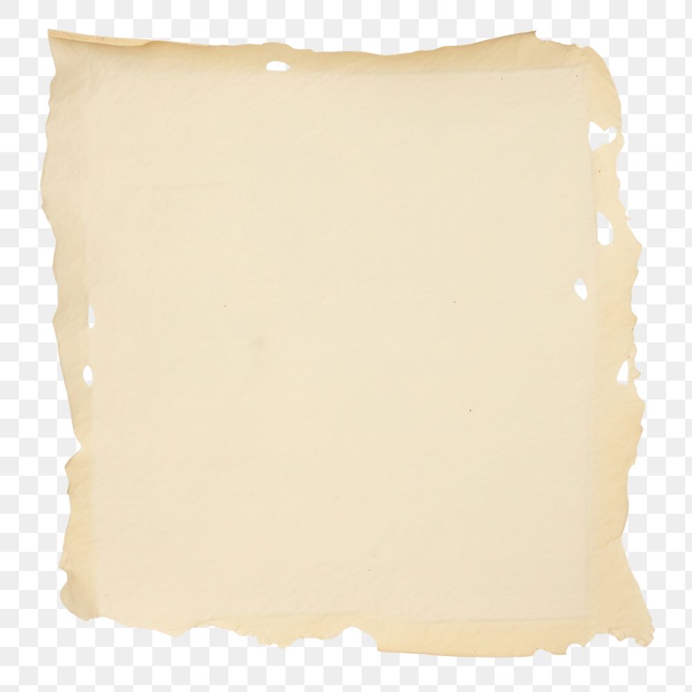 PNG Abstract ripped paper text cushion diaper.