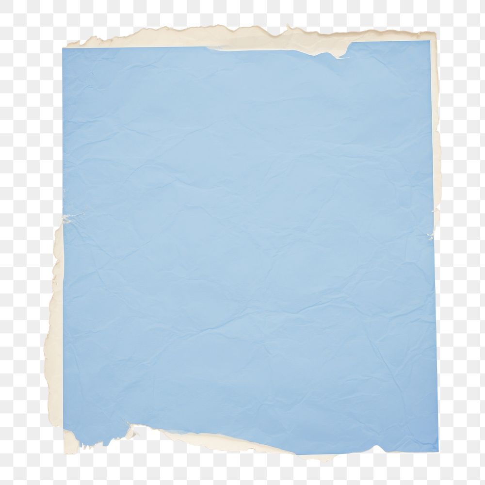 PNG Blue color ripped paper file white board.