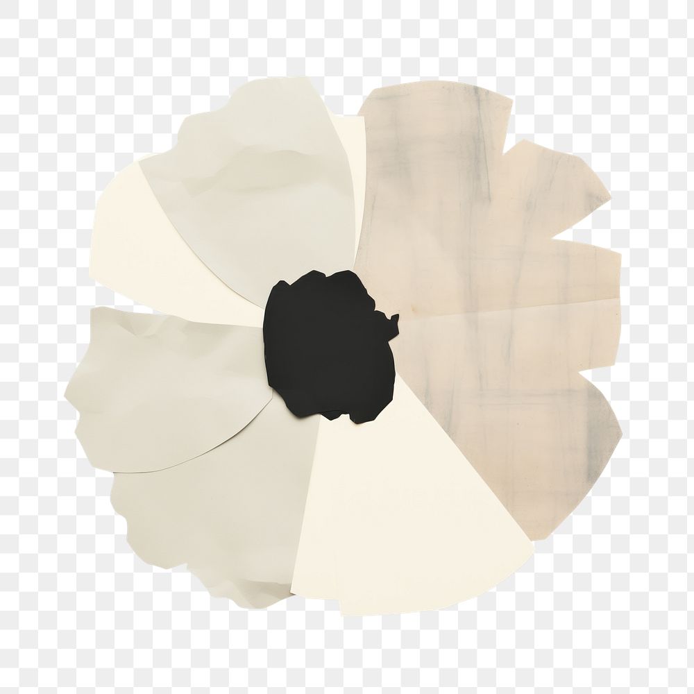 PNG  Flower shape paper craft asteraceae anemone blossom.