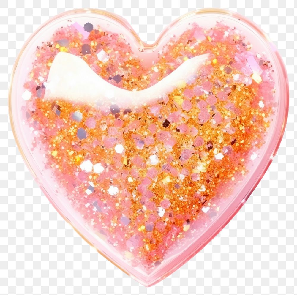 PNG  Glitter heart.