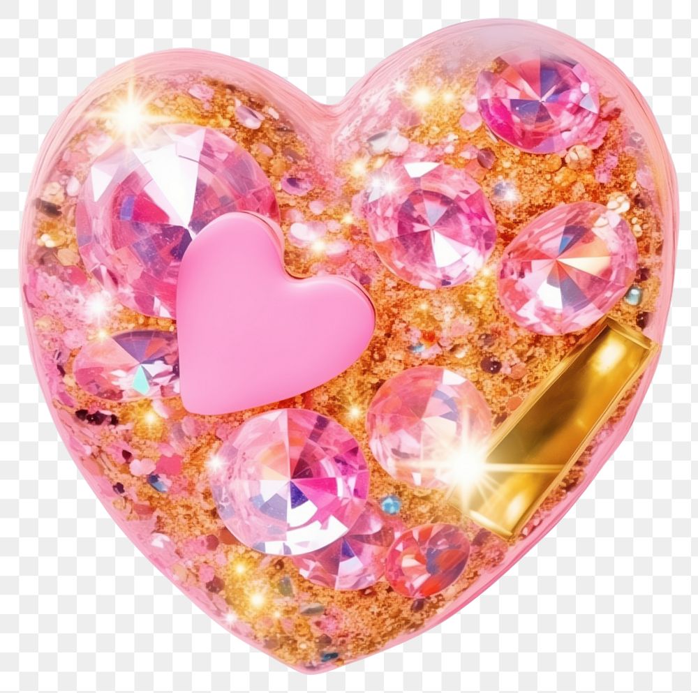 PNG  Glitter heart accessories accessory jewelry.