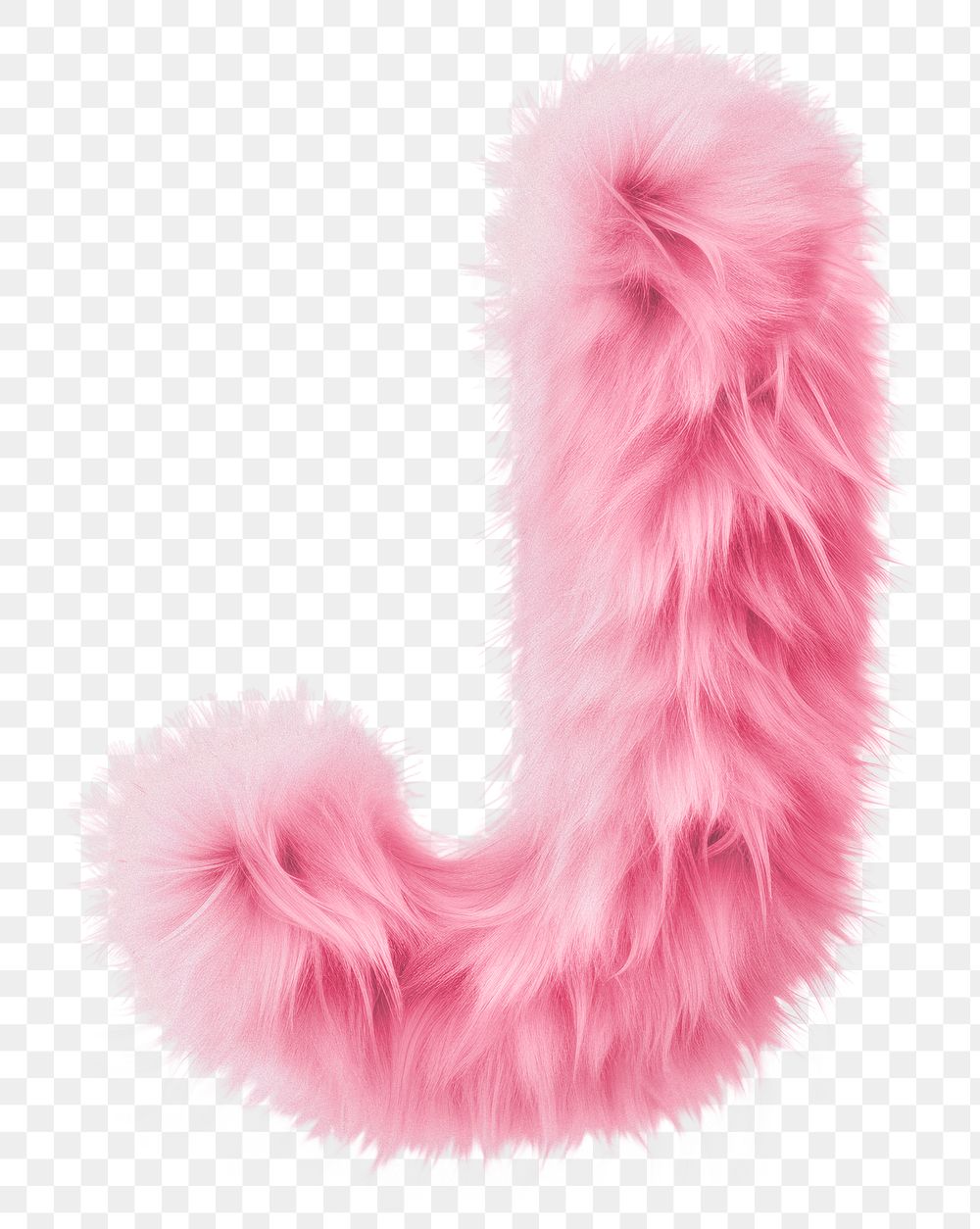 PNG  Fur letter J pink accessories accessory.