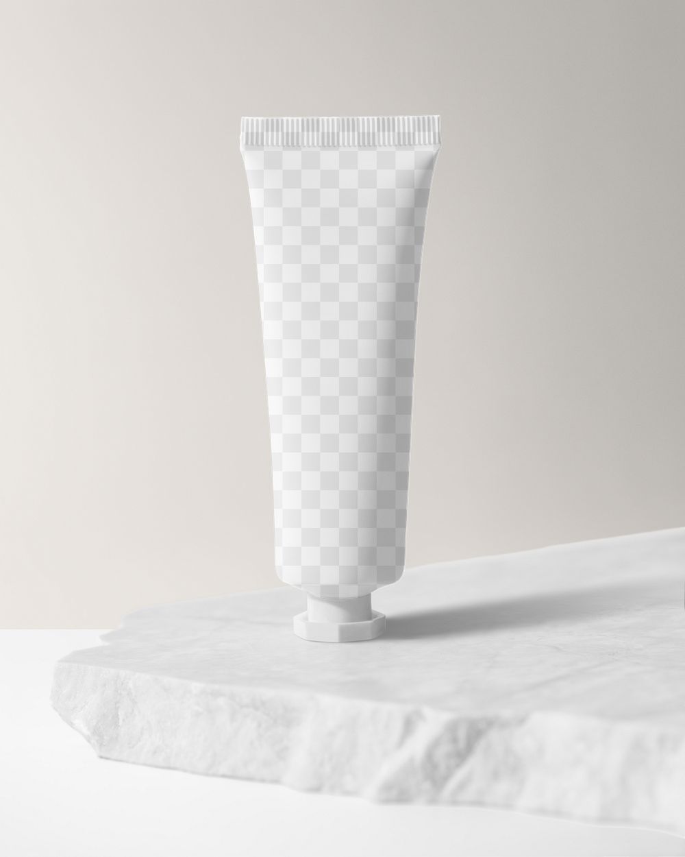 Cream tube png mockup, editable transparent design