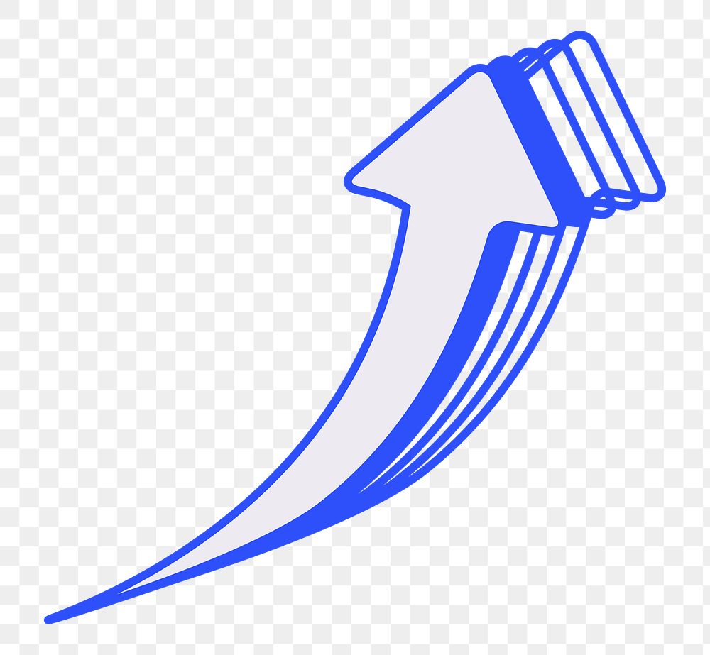 arrow png blue layer icon, transparent background
