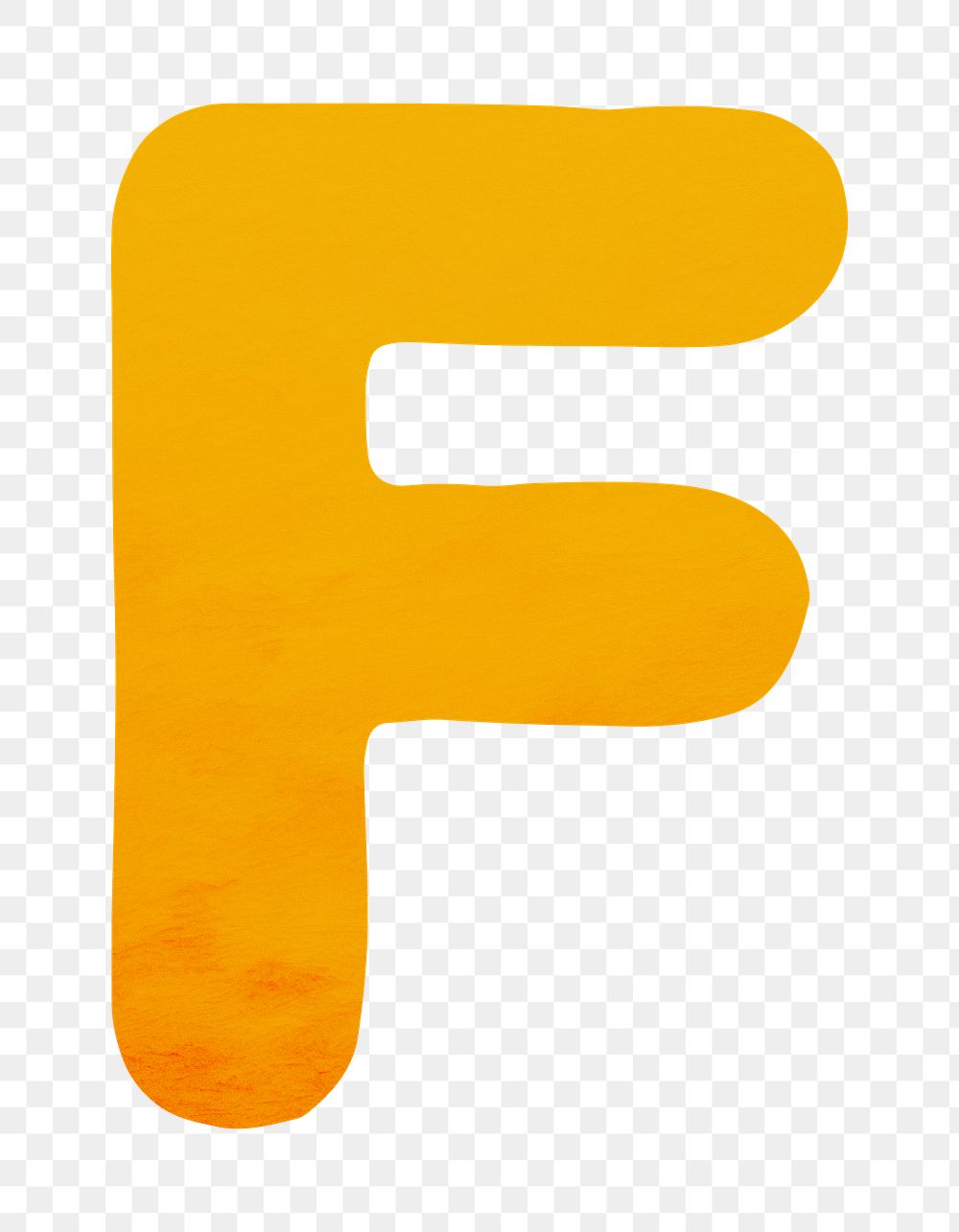 PNG letter  F, transparent background
