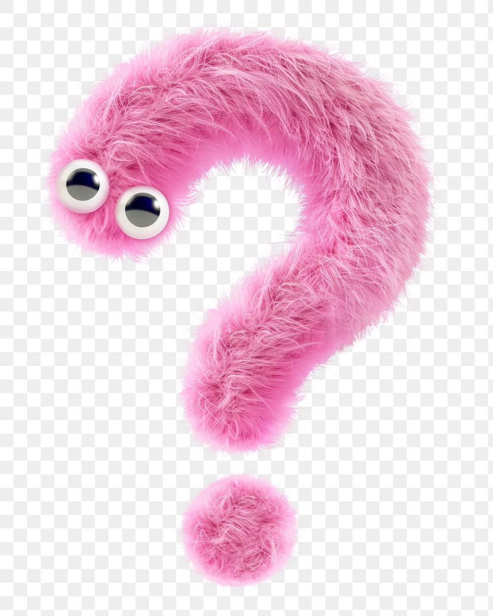 Question mark sign png character, transparent background