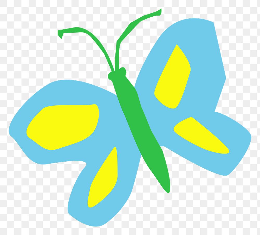 Butterfly PNG element, transparent background