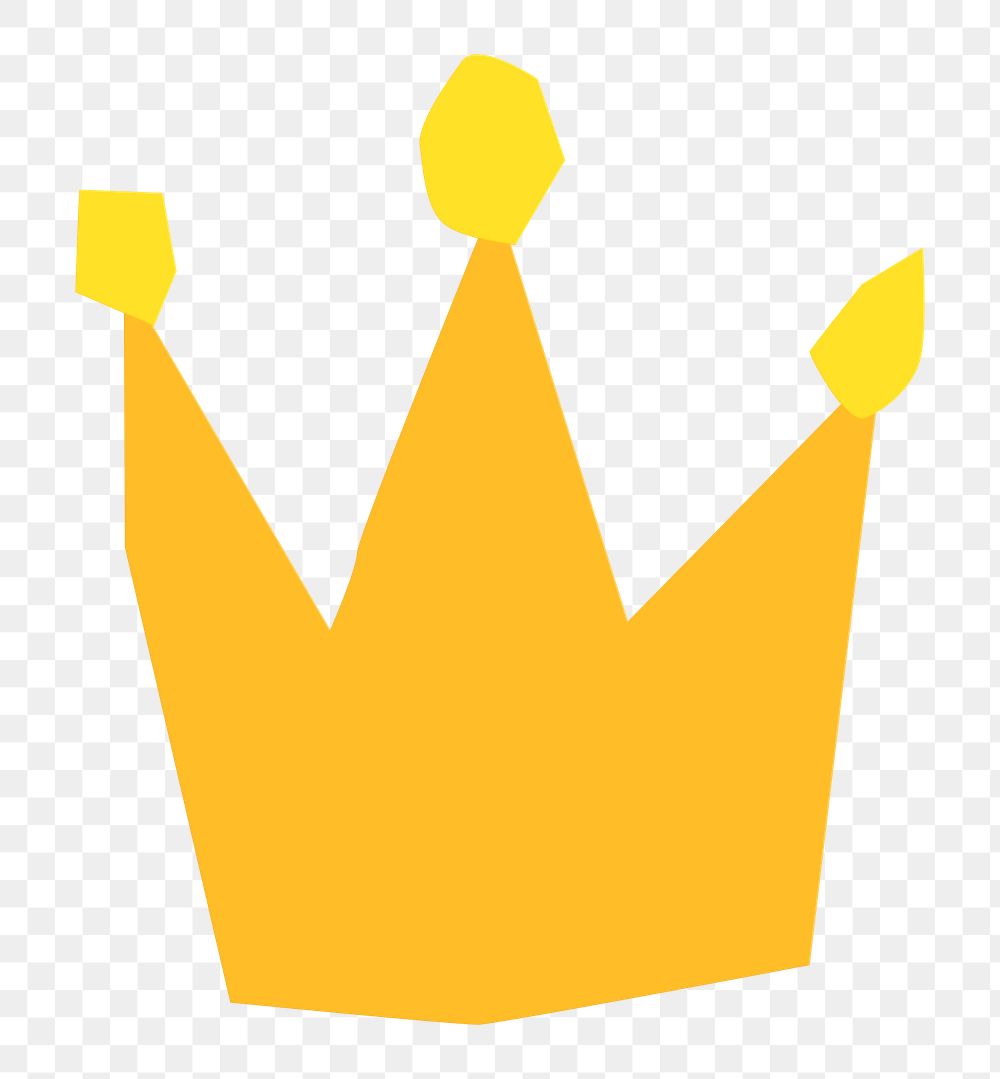 Royal crown PNG element, transparent background