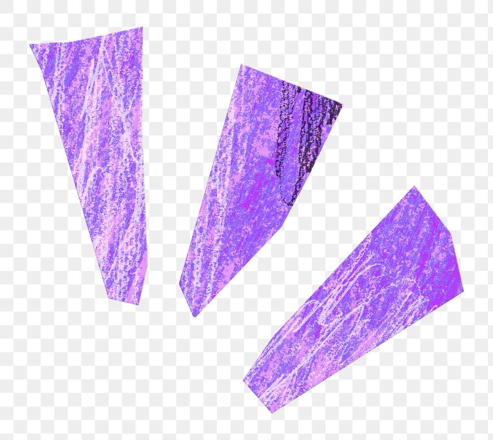 Purple lines PNG craft element, transparent background