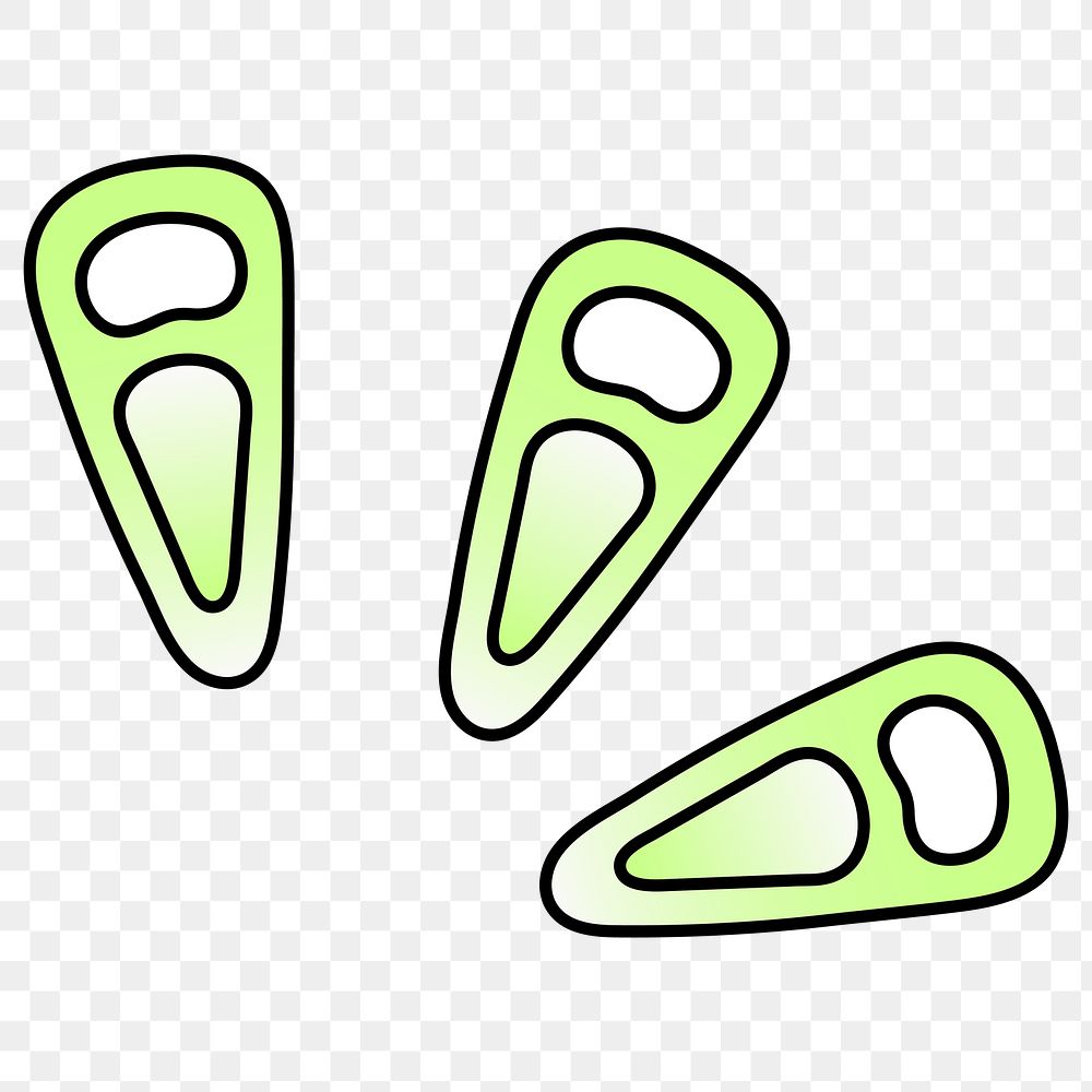 PNG blink icon, lime green shape, transparent background
