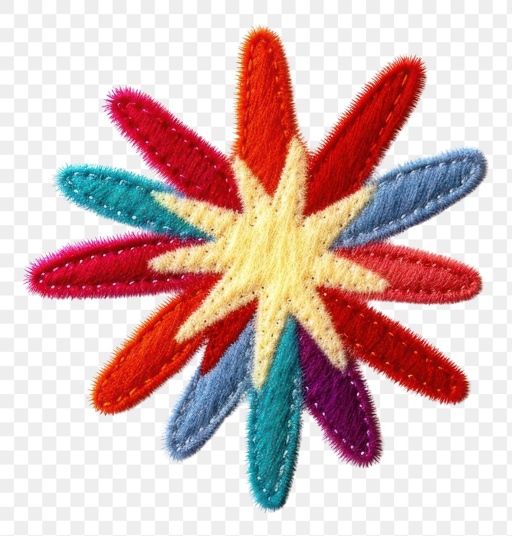 PNG Felt stickers of a single firework accessories accessory applique.