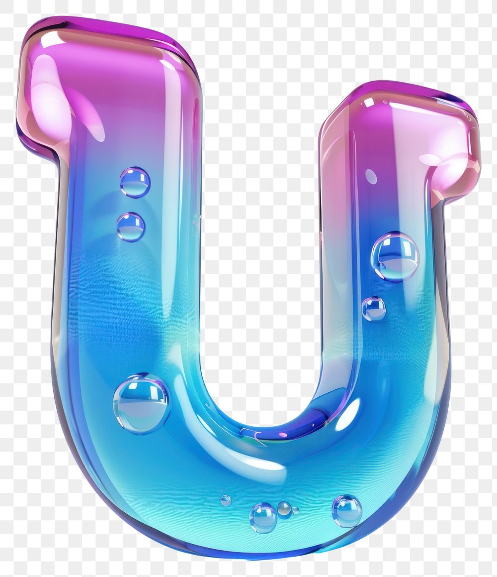 PNG Letter U number symbol horseshoe.
