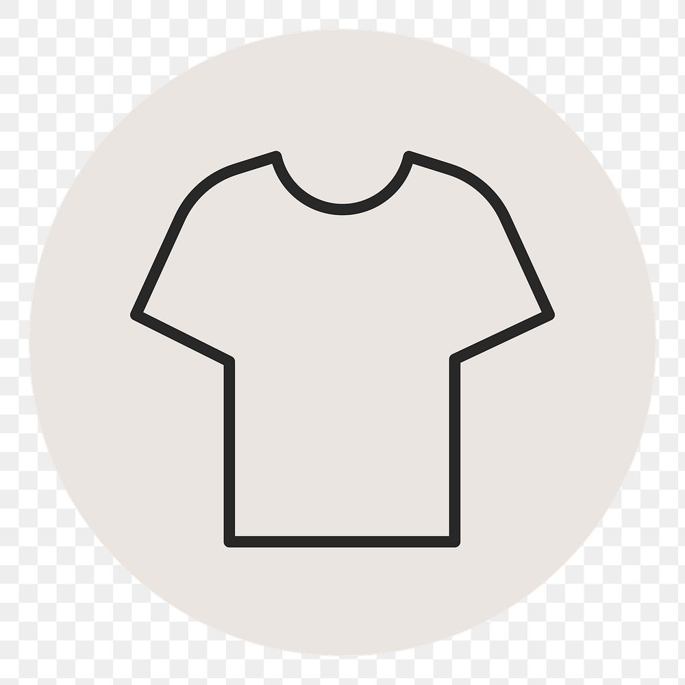 PNG t-shirt IG story cover template, transparent background