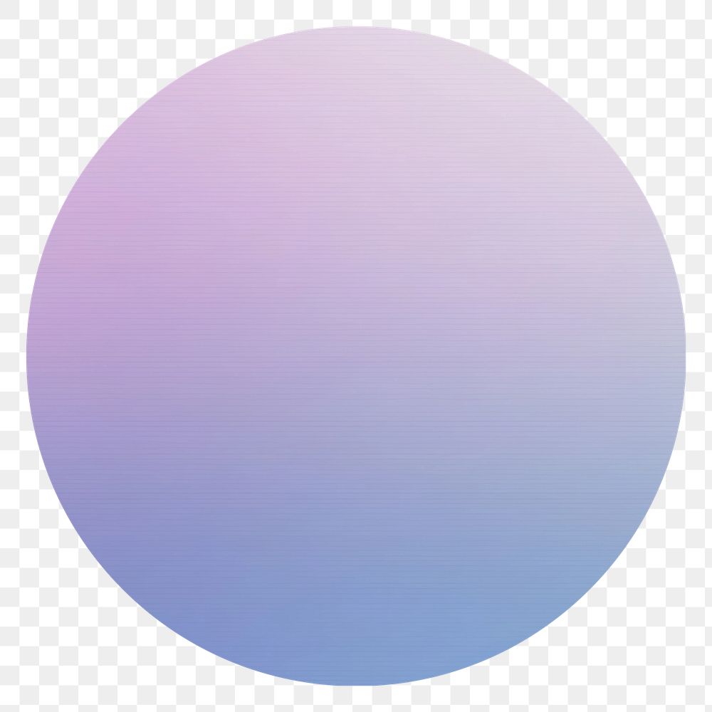 PNG purple aura gradient  Instagram highlight cover template, transparent background