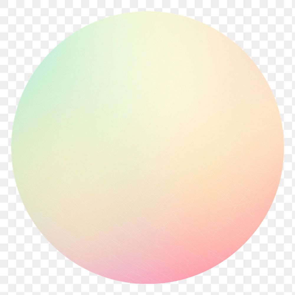 PNG yellow aura gradient  Instagram highlight cover template, transparent background