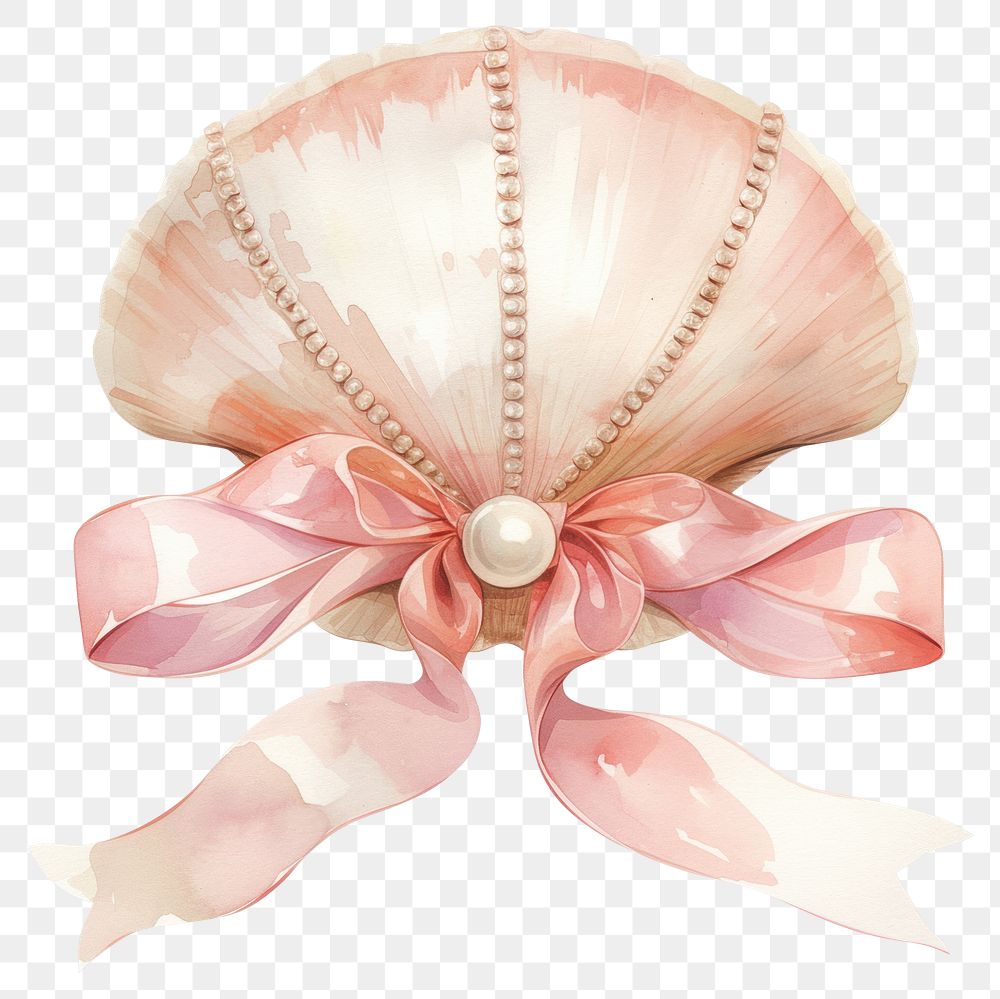 PNG Coquette shell with a pearl invertebrate accessories accessory.
