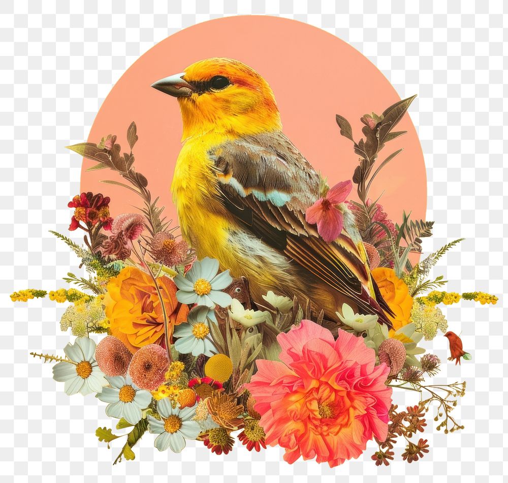 PNG Bird art painting graphics.