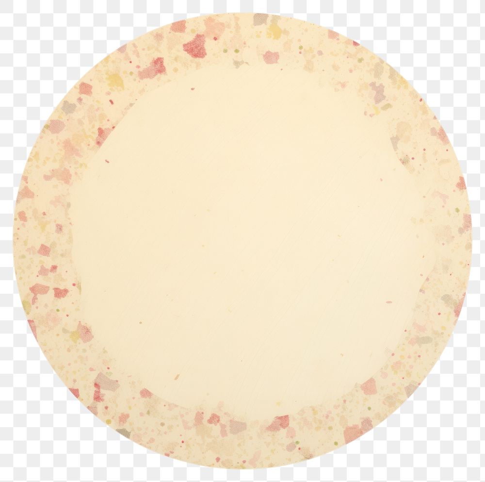 PNG Circle paper plate rug.