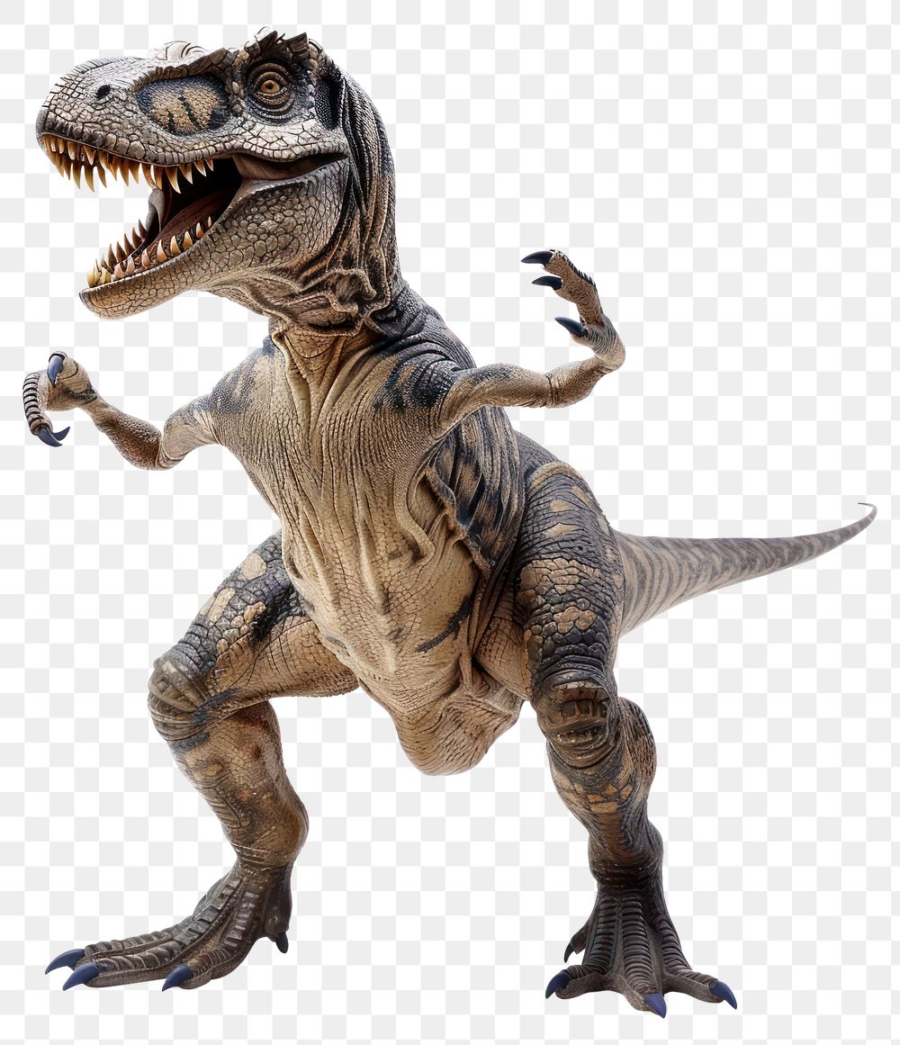 PNG Happy smiling dancing Indominous Rex dinosaur reptile animal t-rex.