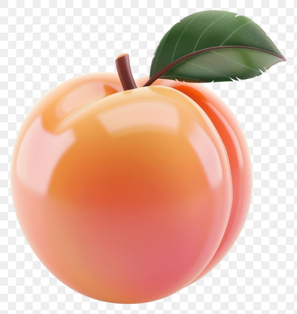 PNG Peach fruit produce orange plant.