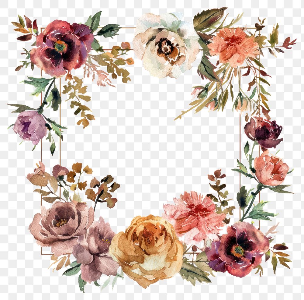 PNG Flower art graphics painting.