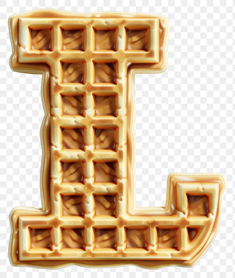 PNG Letter L symbol waffle confectionery.