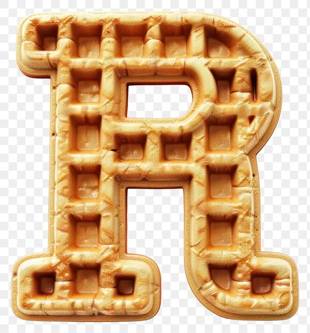 PNG Letter R waffle symbol cross.