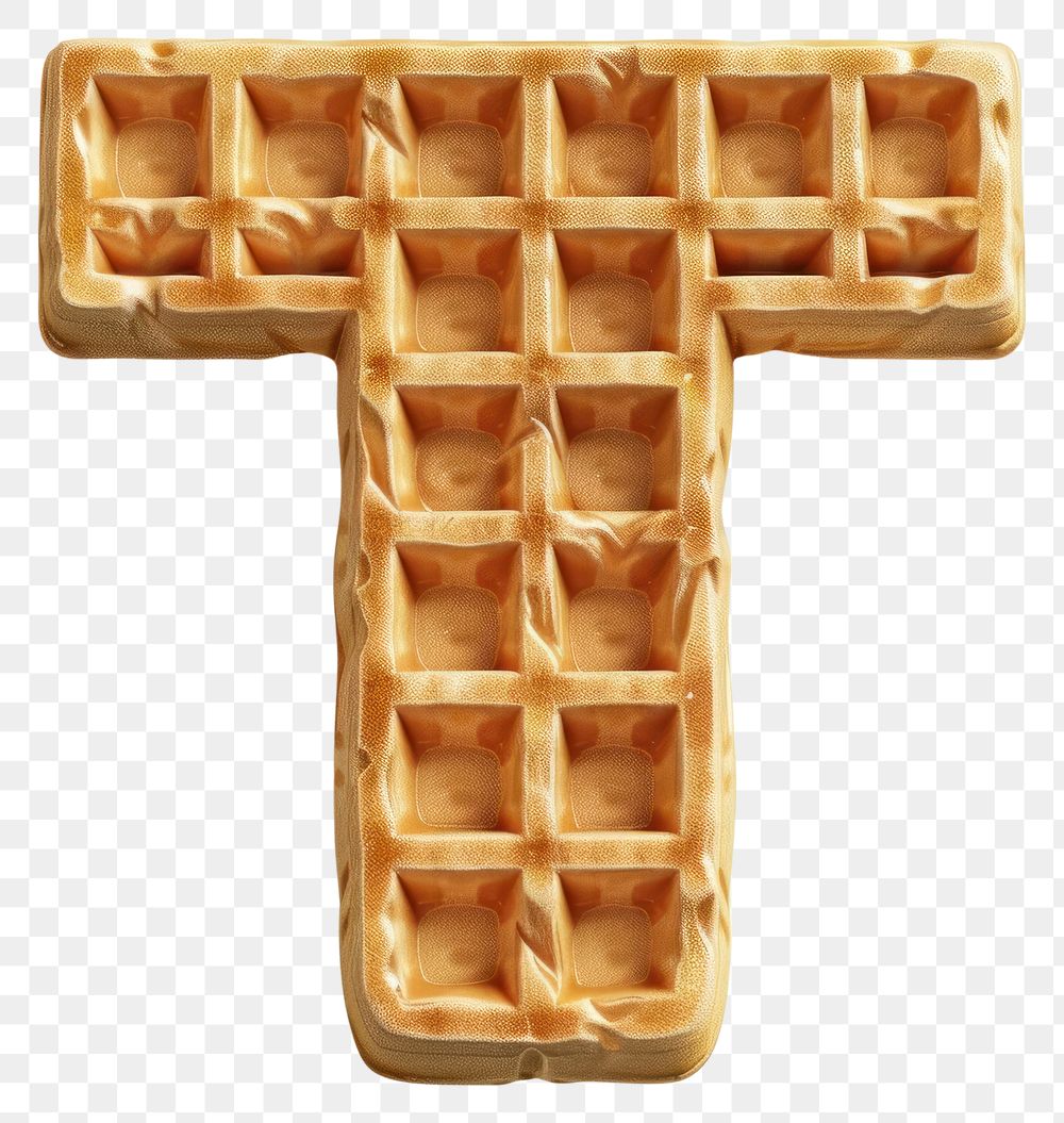 PNG Letter T symbol waffle cross.