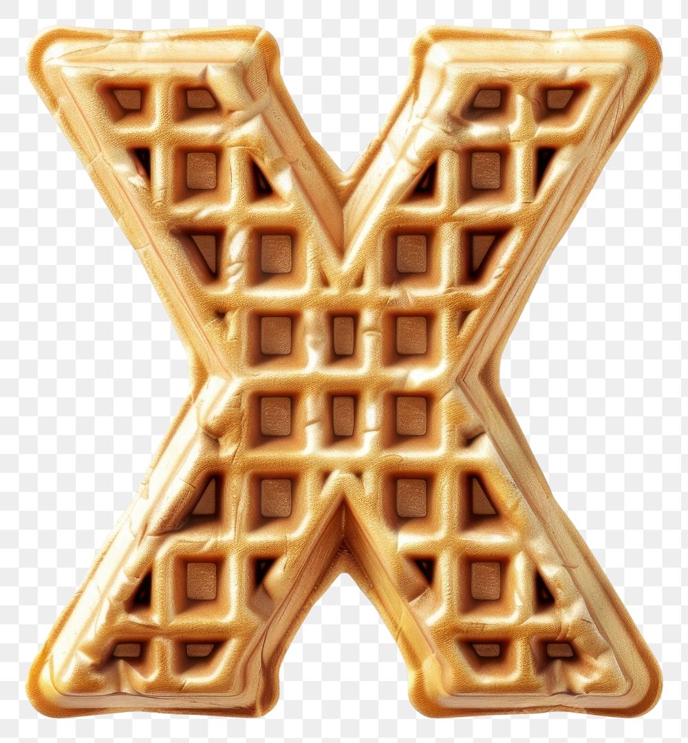 PNG Letter X symbol confectionery biscuit.