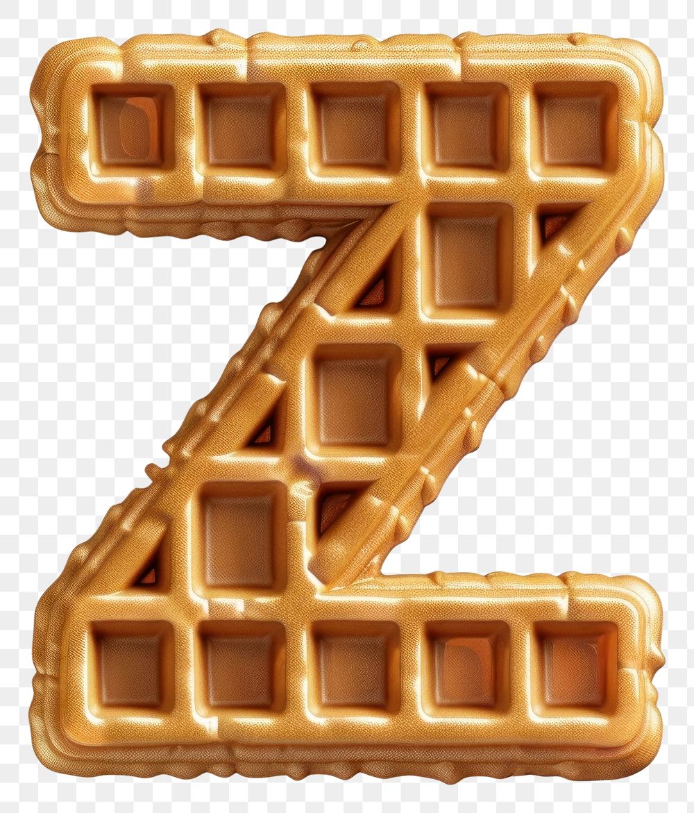 PNG Letter Z symbol waffle text.