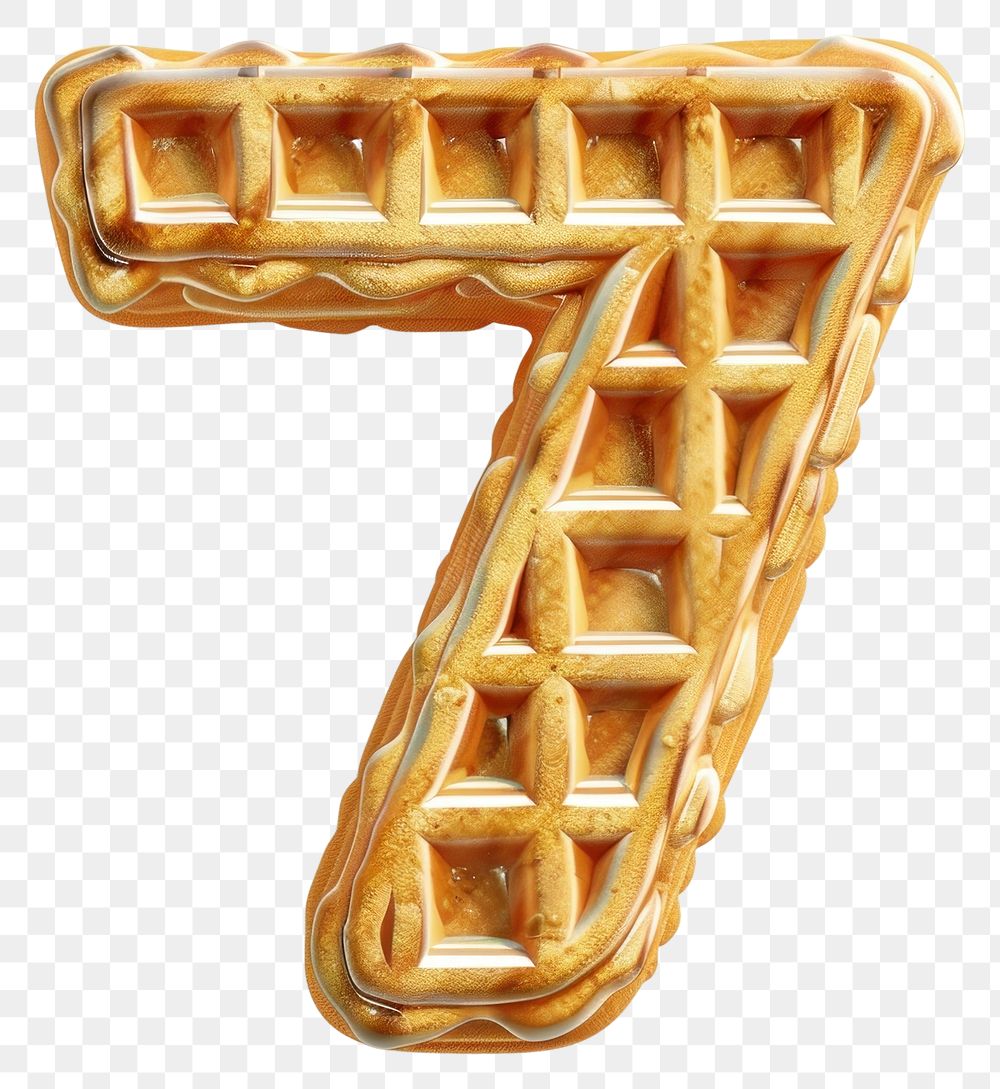 PNG Number 7 symbol waffle cross.