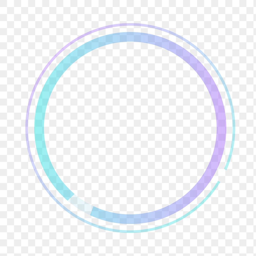 PNG Technology circle, digital element, transparent background