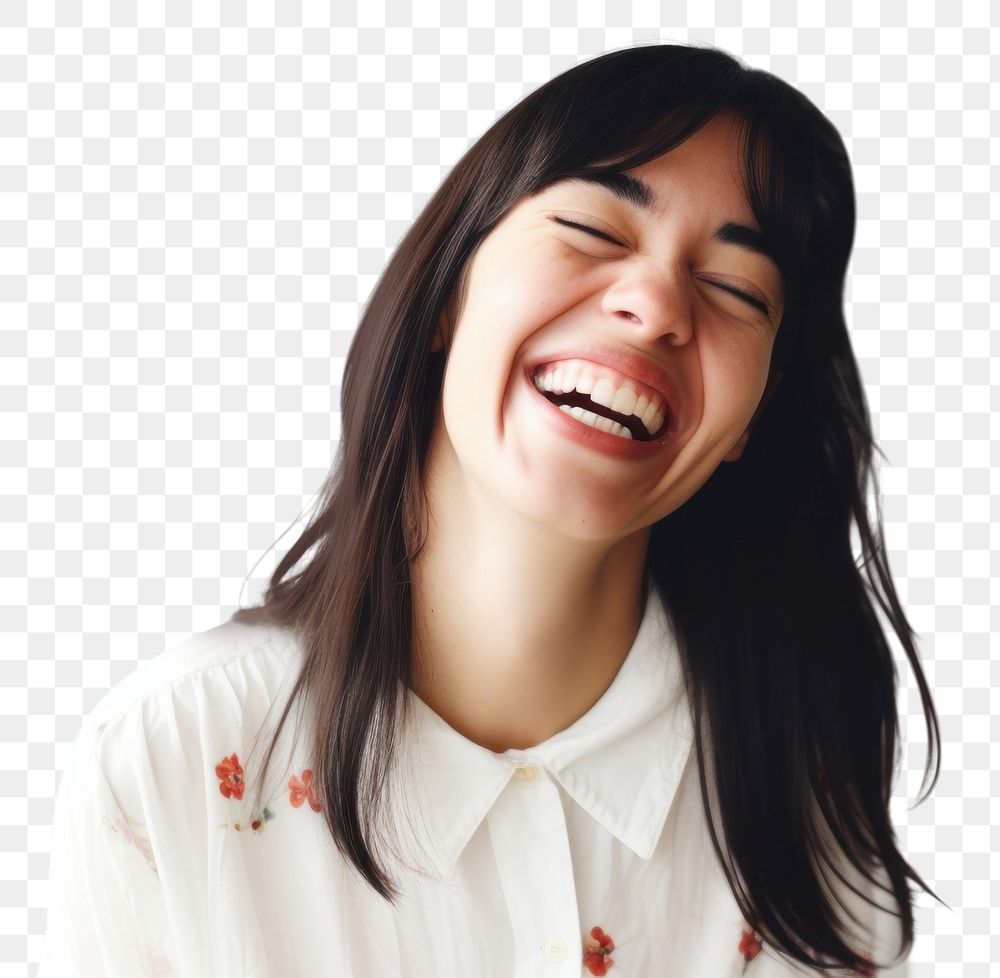 PNG Laughing blouse smile adult.