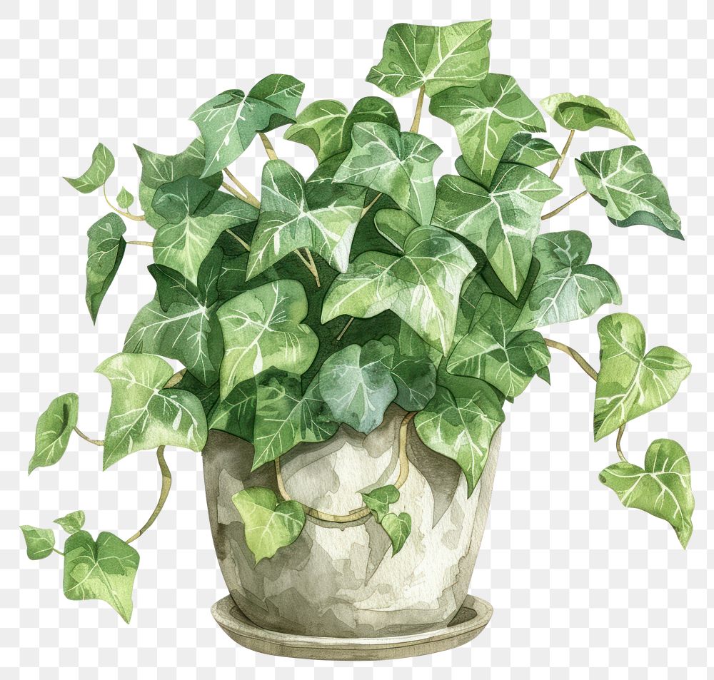 PNG Ivy in the pot plant leaf vine.