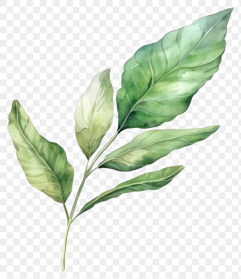 PNG Laurel leaf tobacco herbal plant.