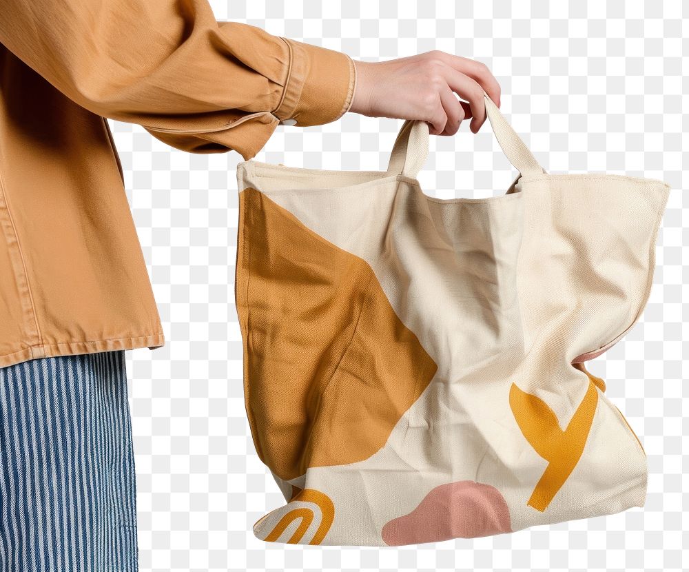 PNG Stylish reusable tote bag