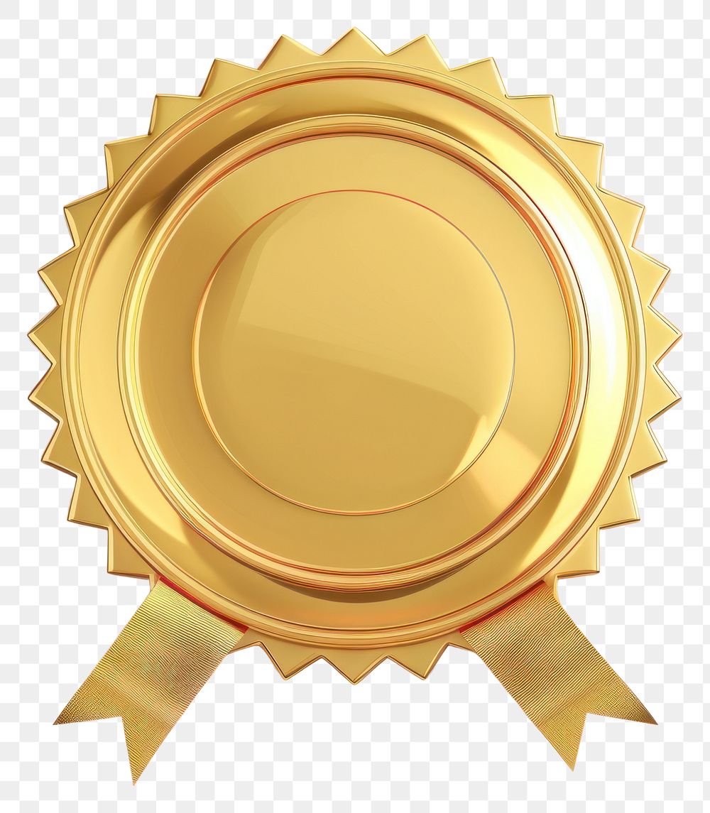 PNG Golden award ribbon badge Premium PNG rawpixel