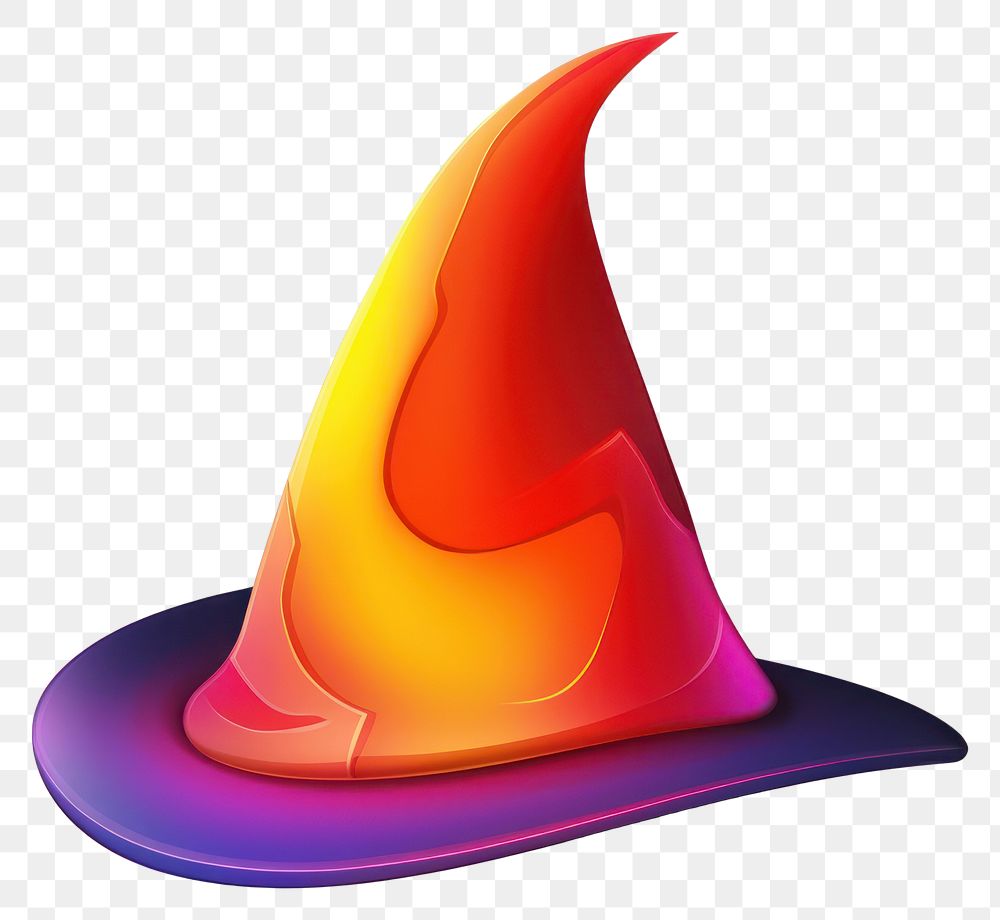 PNG Colorful magical wizard hat illustration