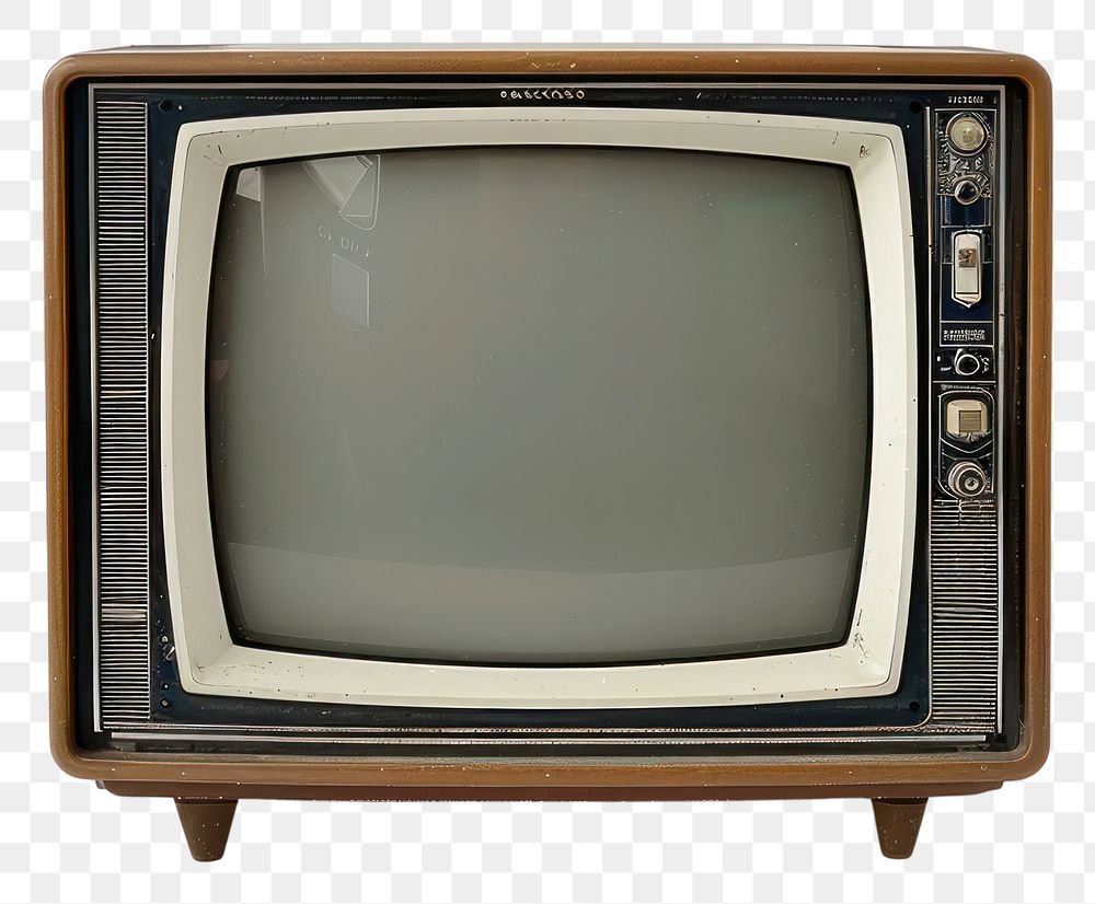 PNG  Vintage retro television set classic