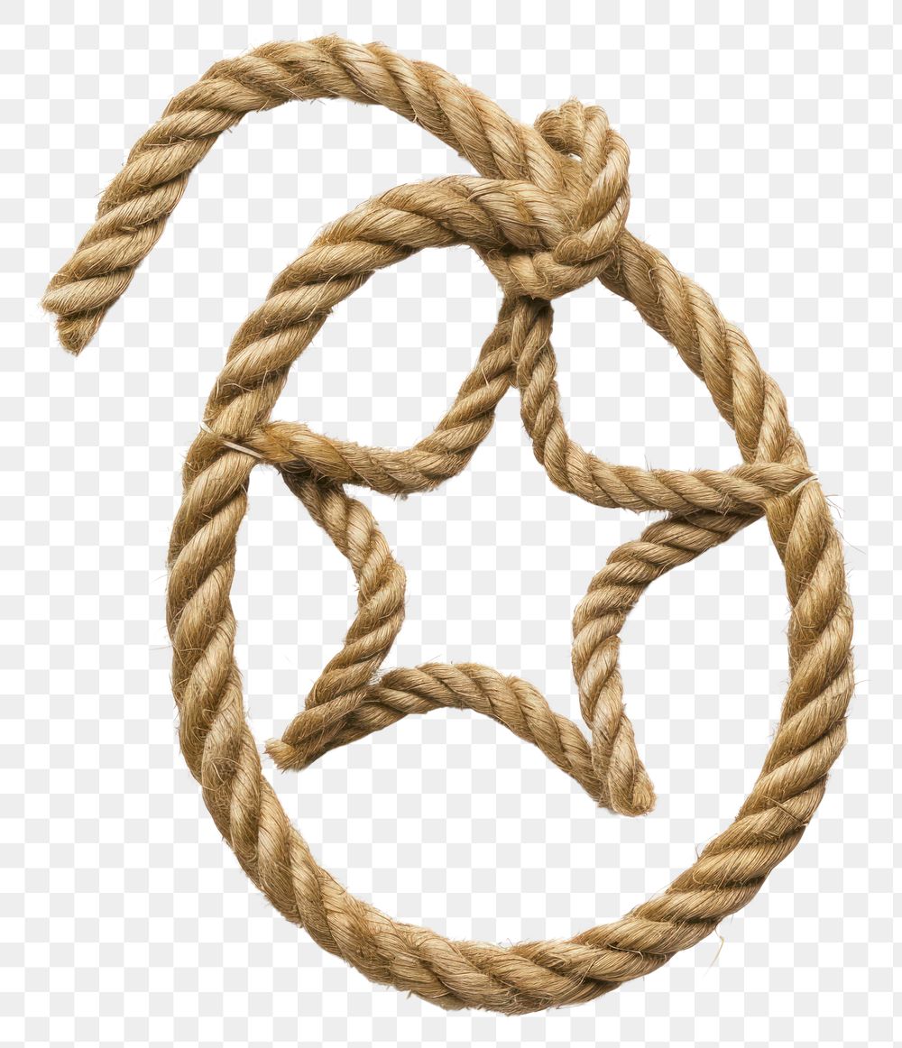 PNG Rope star knot pattern | Free PNG - rawpixel