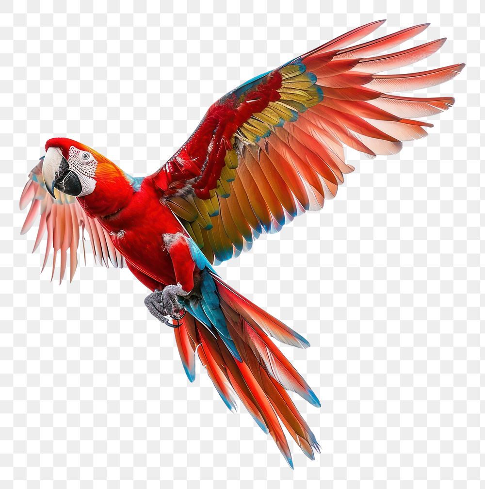 PNG Colorful parrot in flight | Free PNG - rawpixel