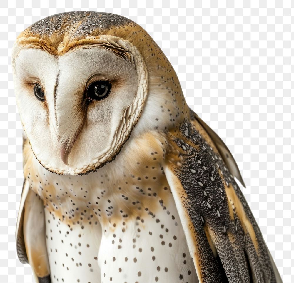 PNG Elegant barn owl portrait photograph