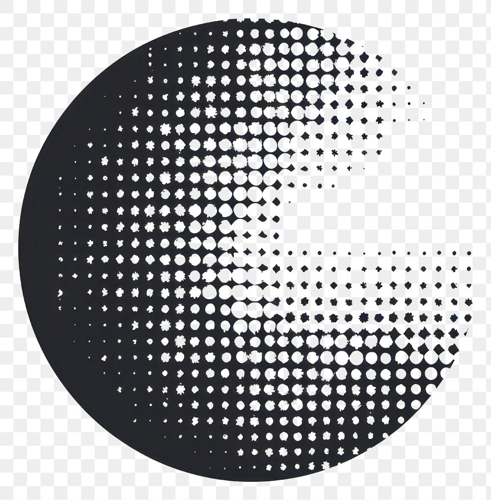 PNG Halftone circle abstract art