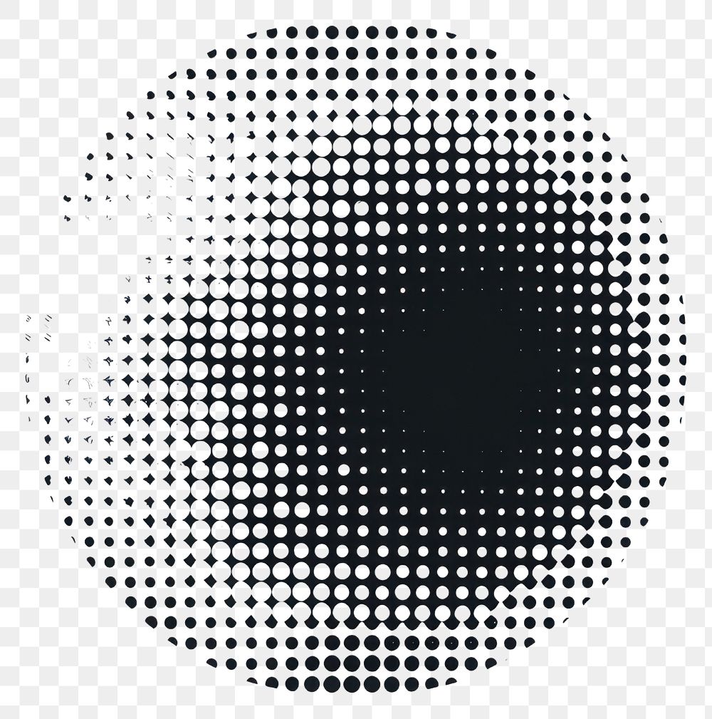 PNG Abstract halftone gradient circle