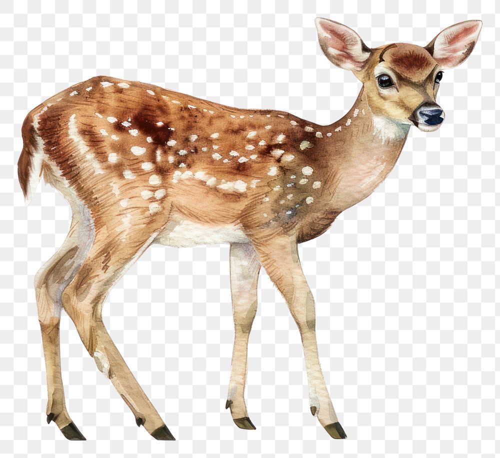 PNG Graceful fawn in natural habitat