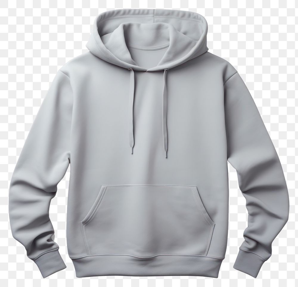 PNG Gray hoodie sweatshirt clothing knitwear.
